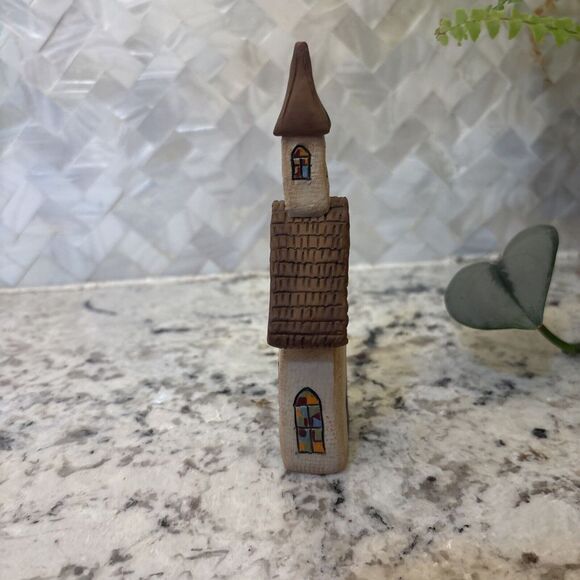 Vintage 1998 Blossom Bucket Suzi Skoglund Church Stain Glass Windows Signed Suzi - Picture 2 of 9